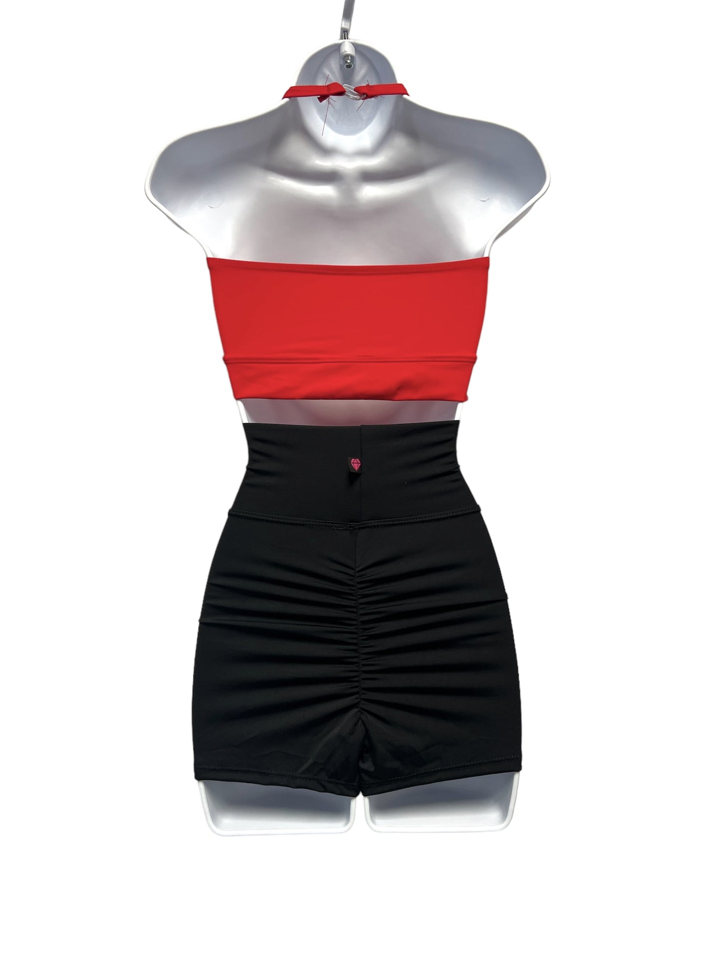 Highrise Shorts With Ruched Bum