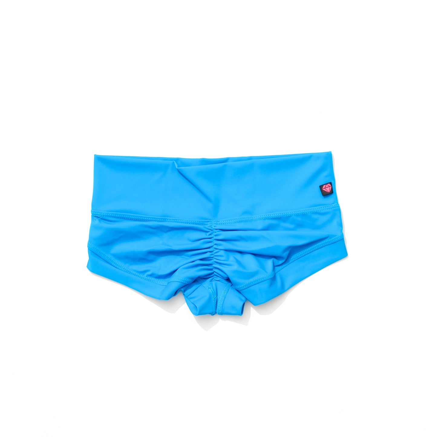 Turquoise High-Waisted Shorts