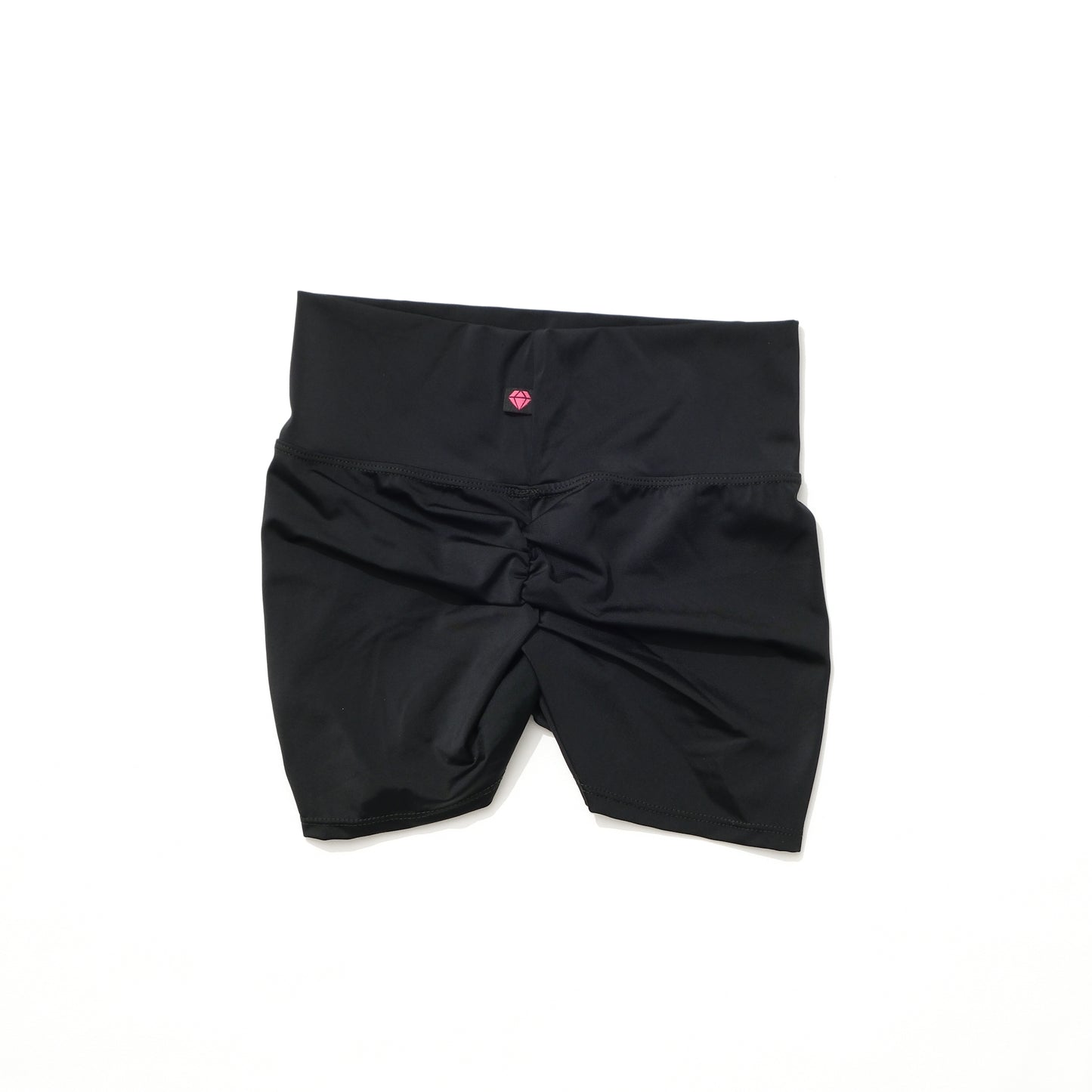 Highrise Shorts With Ruched Bum