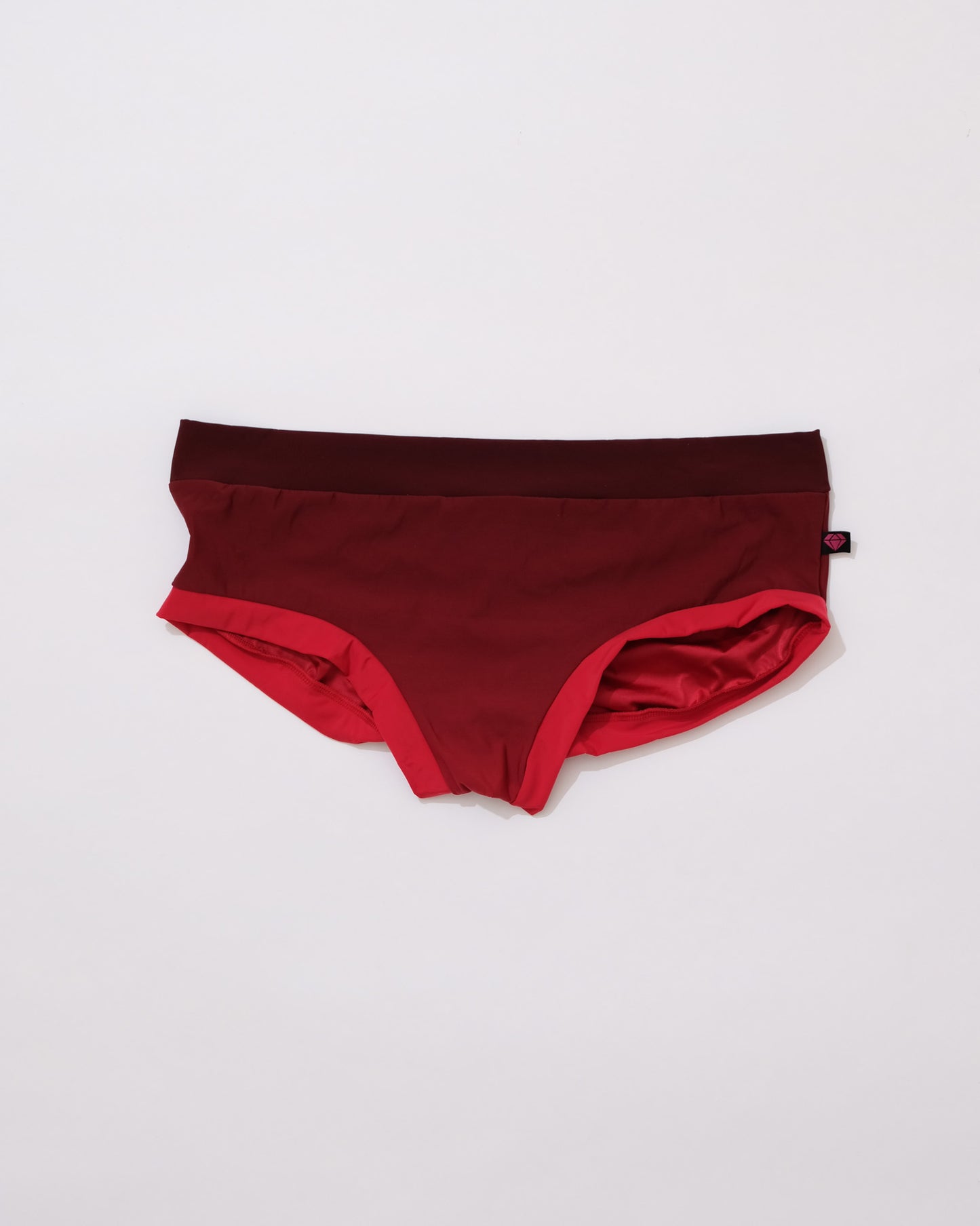 Devil Red Low Ride Booty Shorts