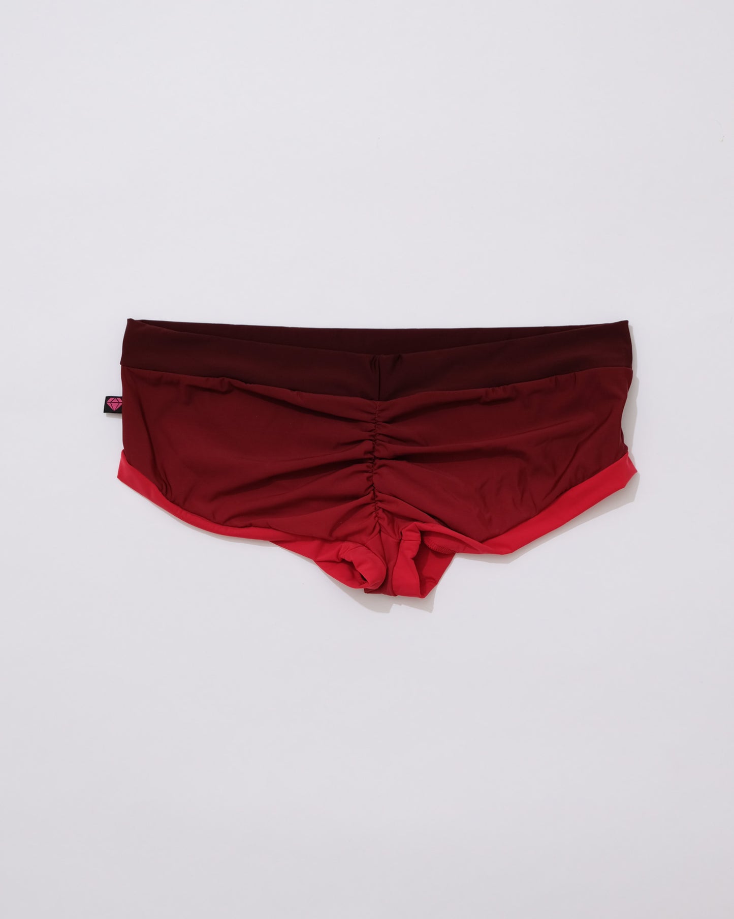 Devil Red Low Ride Booty Shorts