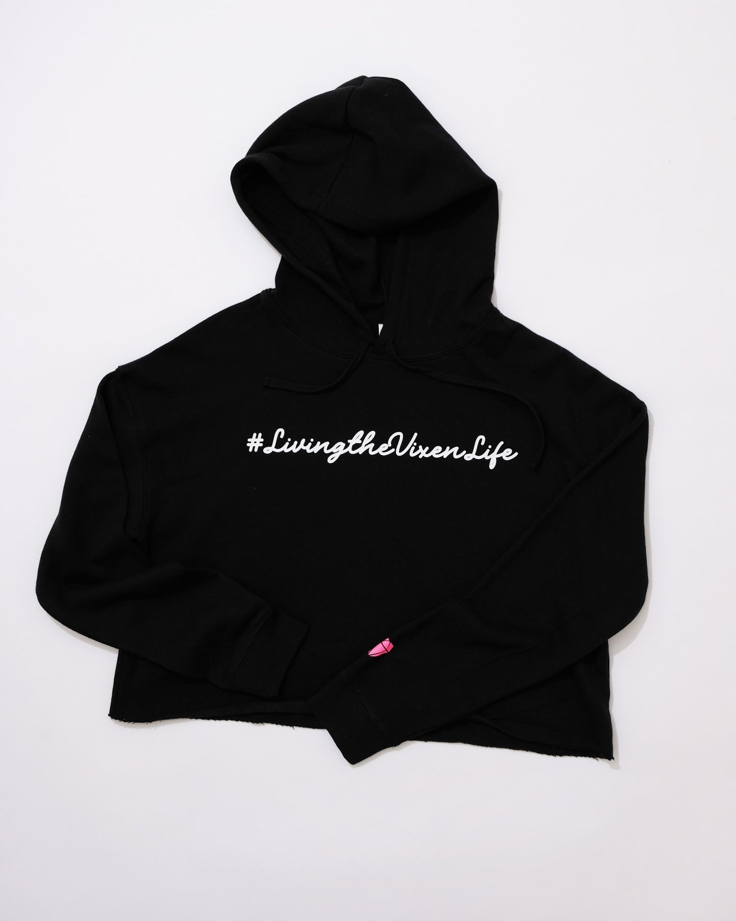 #livingthevixenlife Crop Top Hoodie