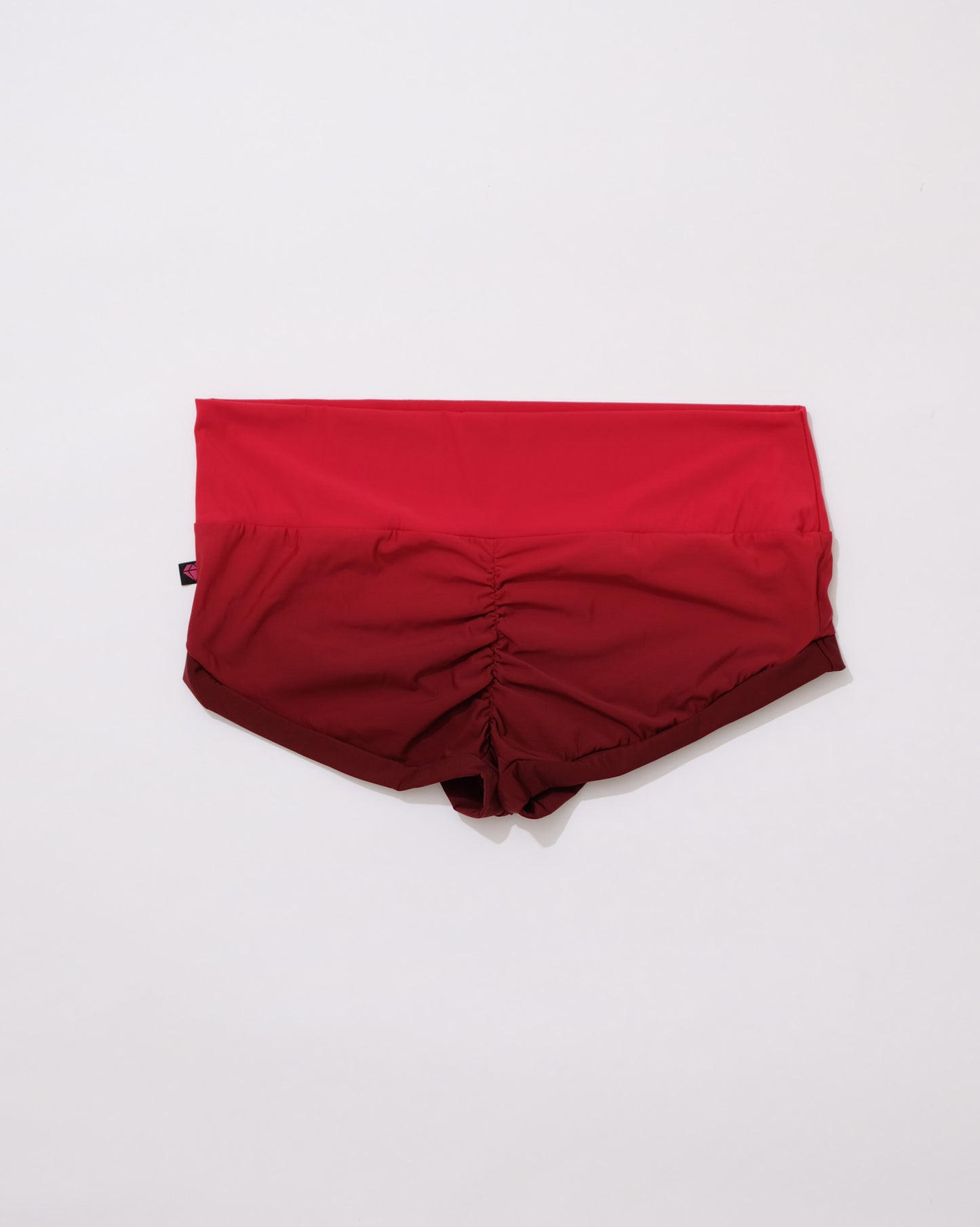 Devil Red High Waisted Shorts