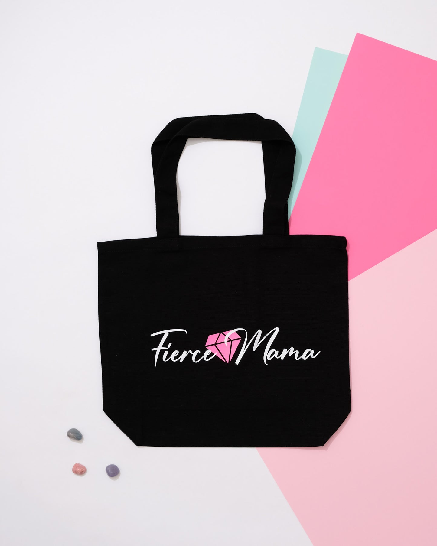 Fierce Mama With Pink Diamond Tote