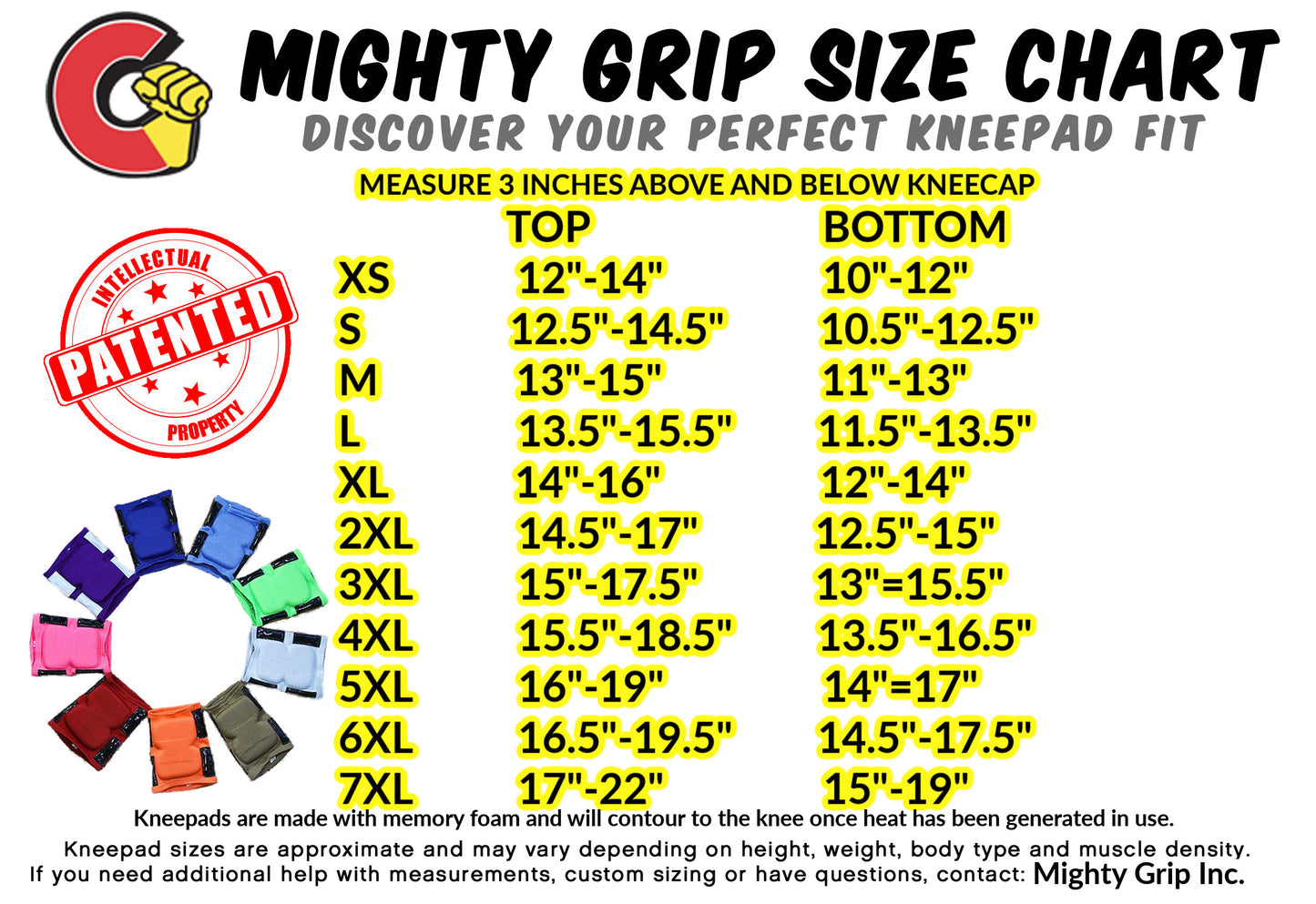 Mighty Grip Knee Pads