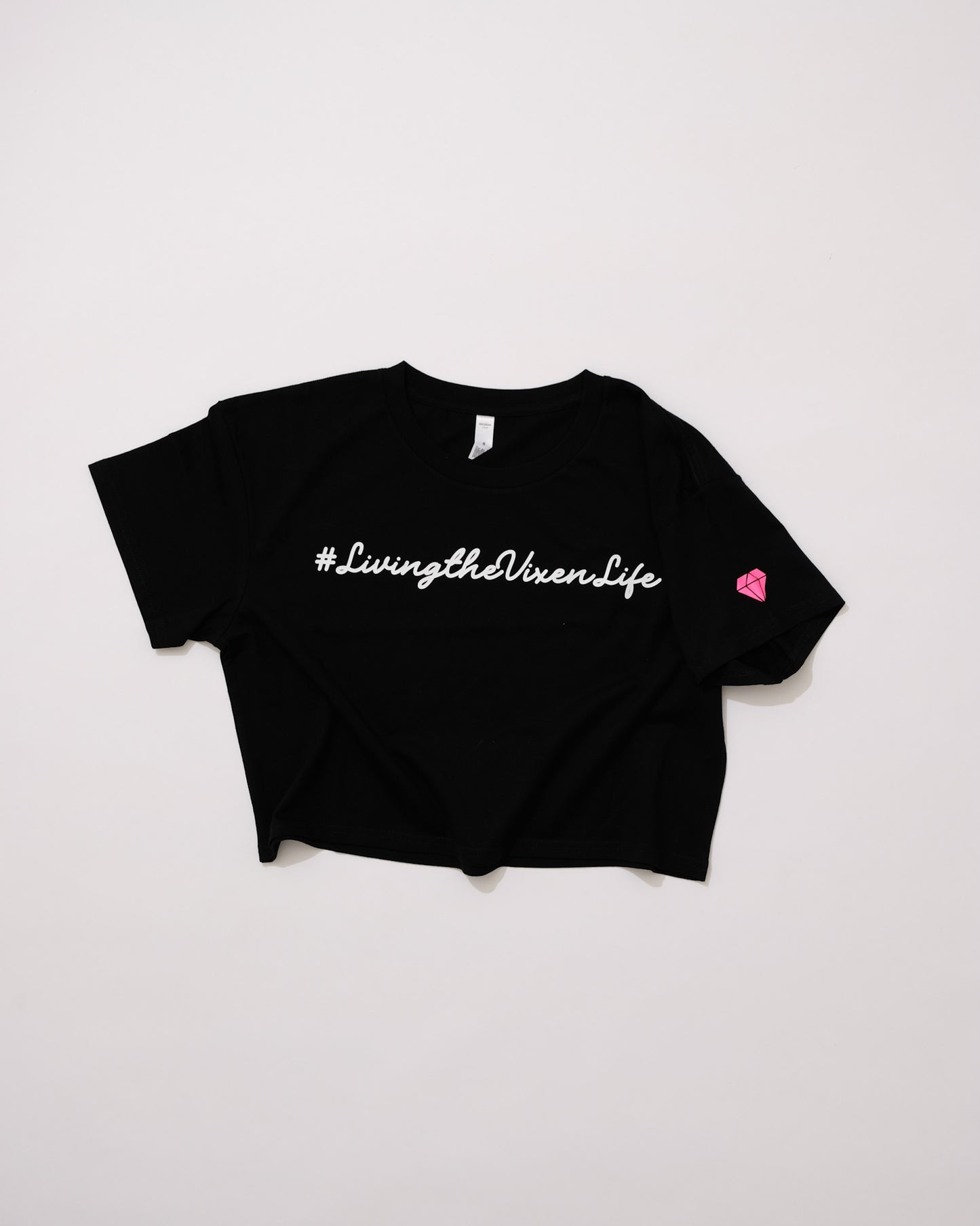 #livingthevixenlife Crop Top T-shirts